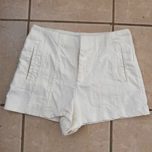 Zara white shorts. Size Large